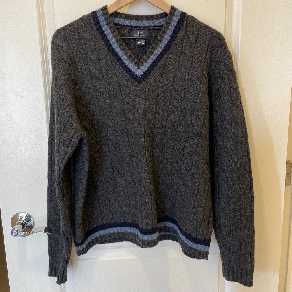 Men’s Brooks Brothers 346 Lambswool and Cashmere Sweater